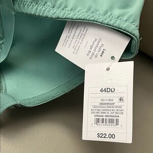 Auden Lace Underwire Bra - Light Green size 44DD